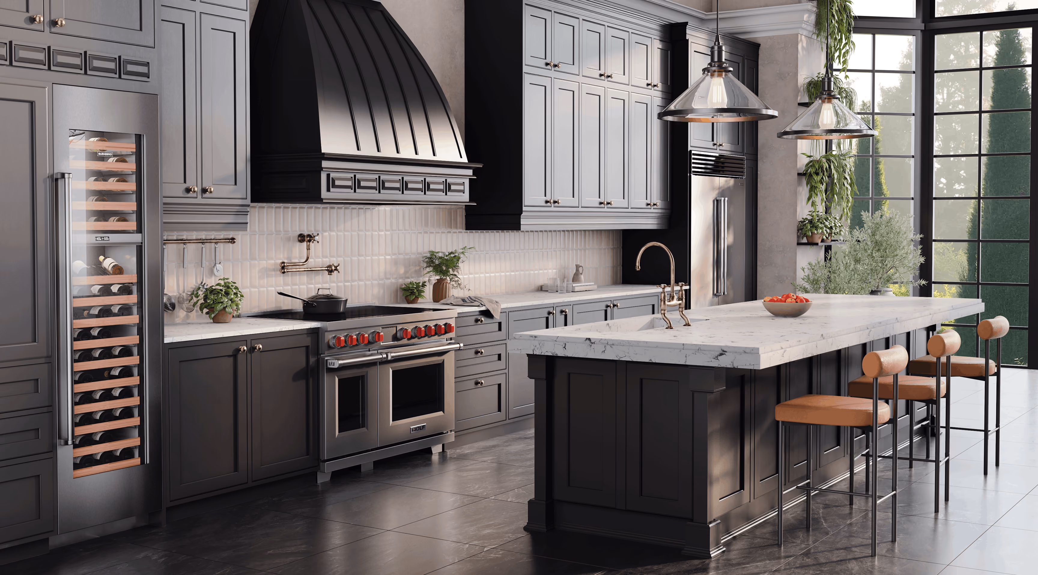 Wolf professional cooking appliances at LPM Leigh