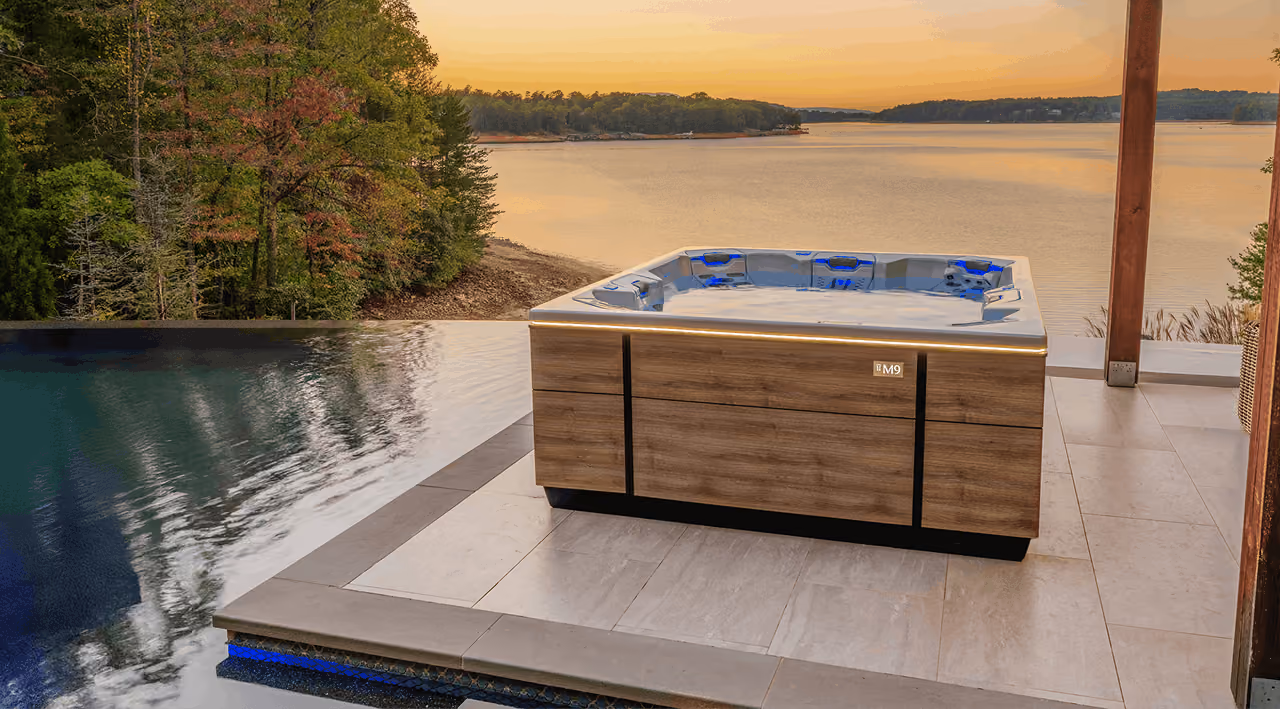 Hot tubs and saunas category at LPM Leigh showroom