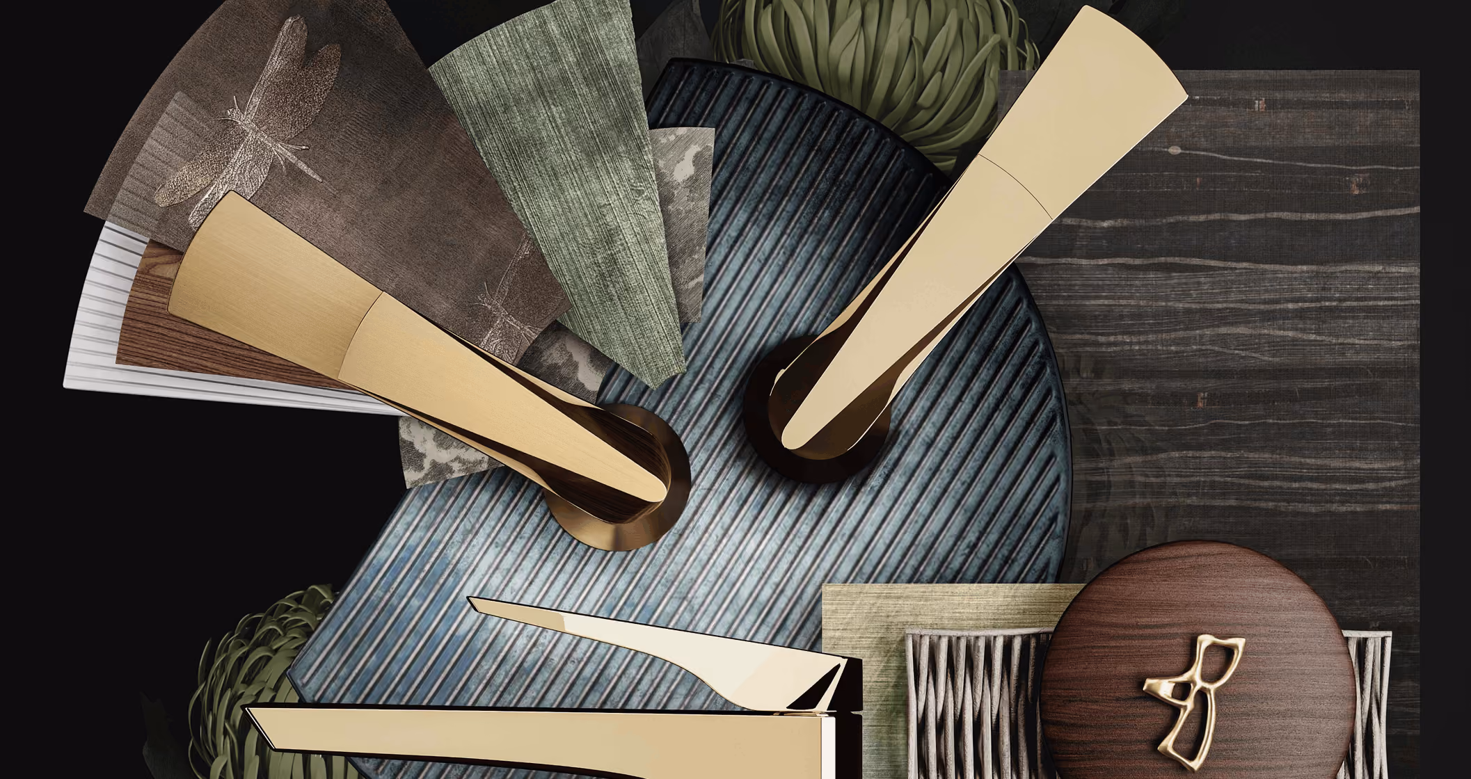 Gessi Rettangolo K collection with sharp geometric lines by Prospero Rasulo