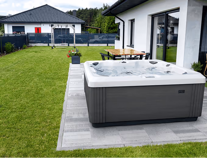 Bullfrog CALM 7 spa model at LPM Leigh