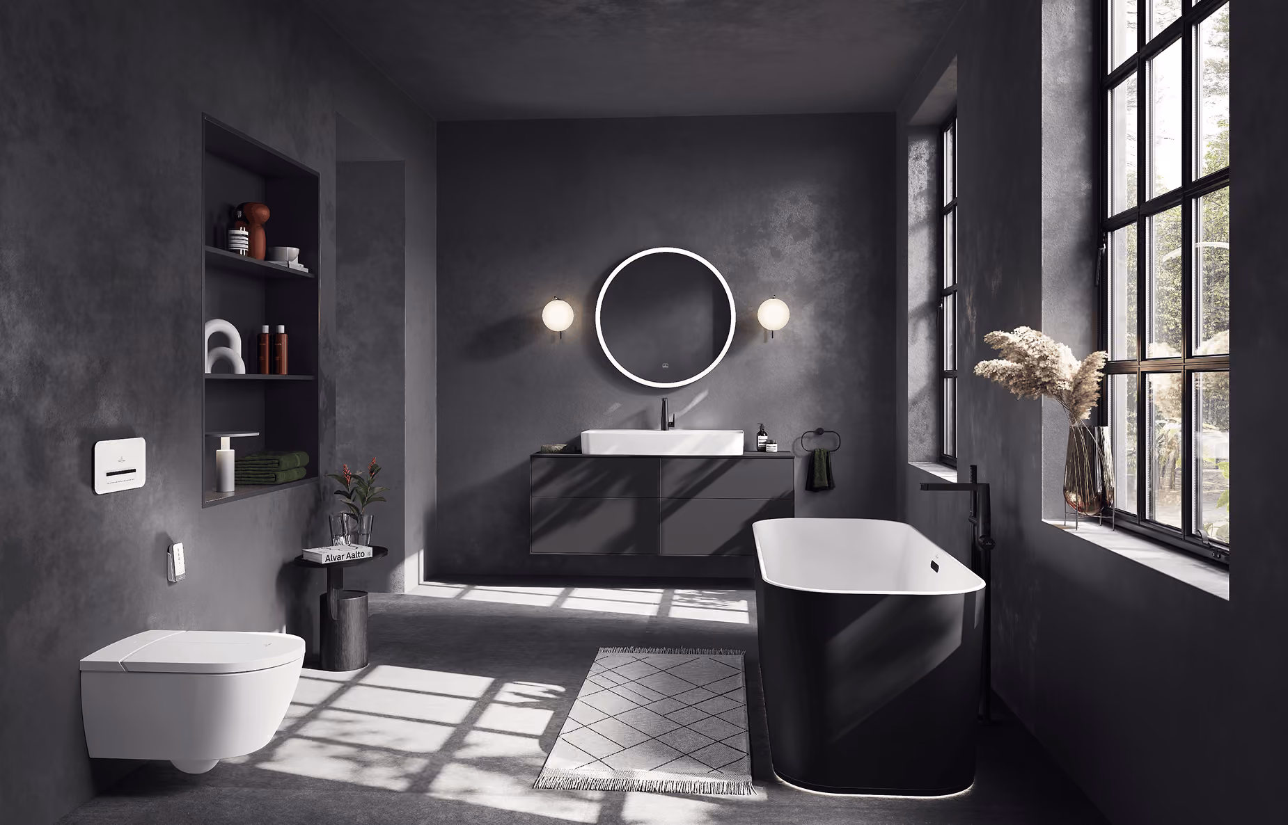Villeroy & Boch bathroom designed as a calm personal sanctuary for wellness