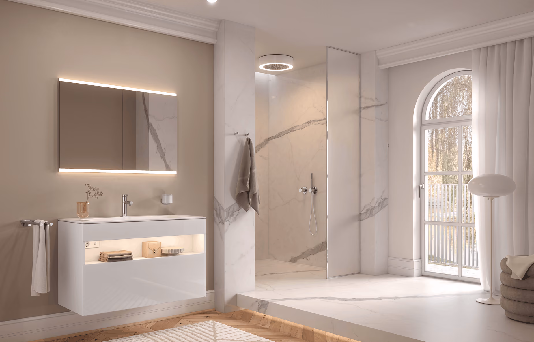 Keuco modern German-engineered bathroom interior, stocked at LPM Leigh