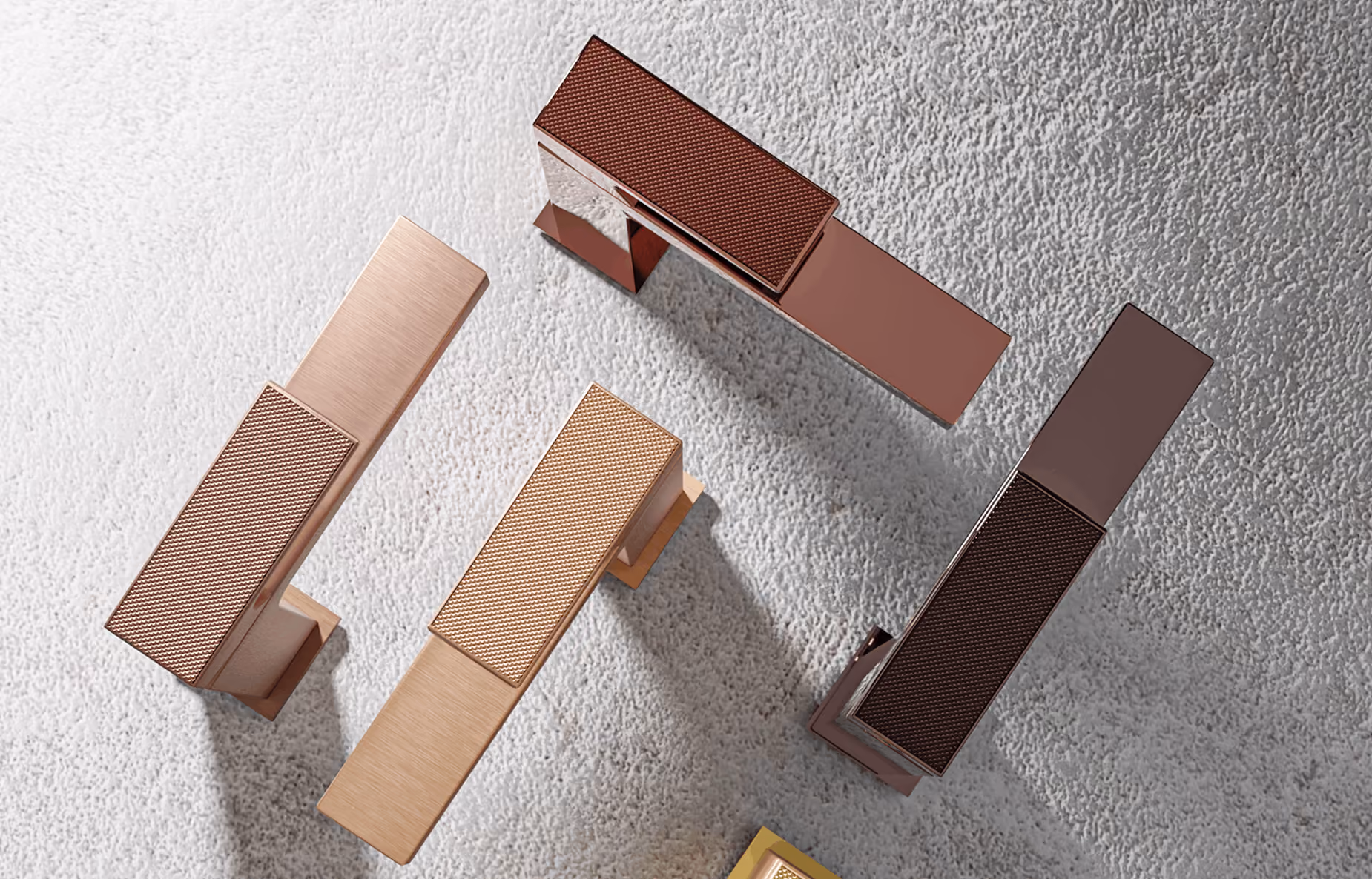 GRAFF taps in premium finishes including gold, satin nickel and architectural black