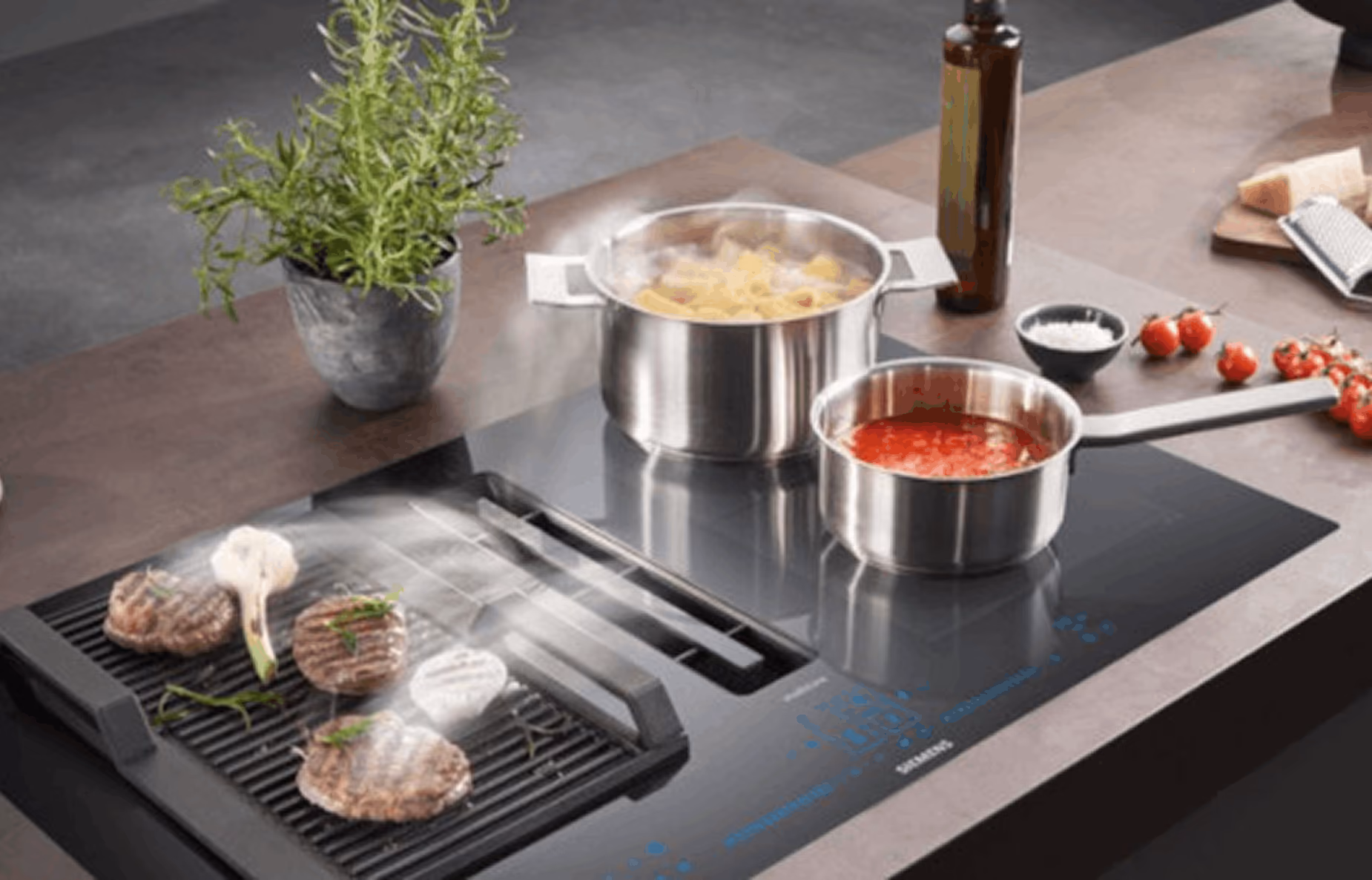 Siemens kitchen appliances manufactured in Germany to high quality standards