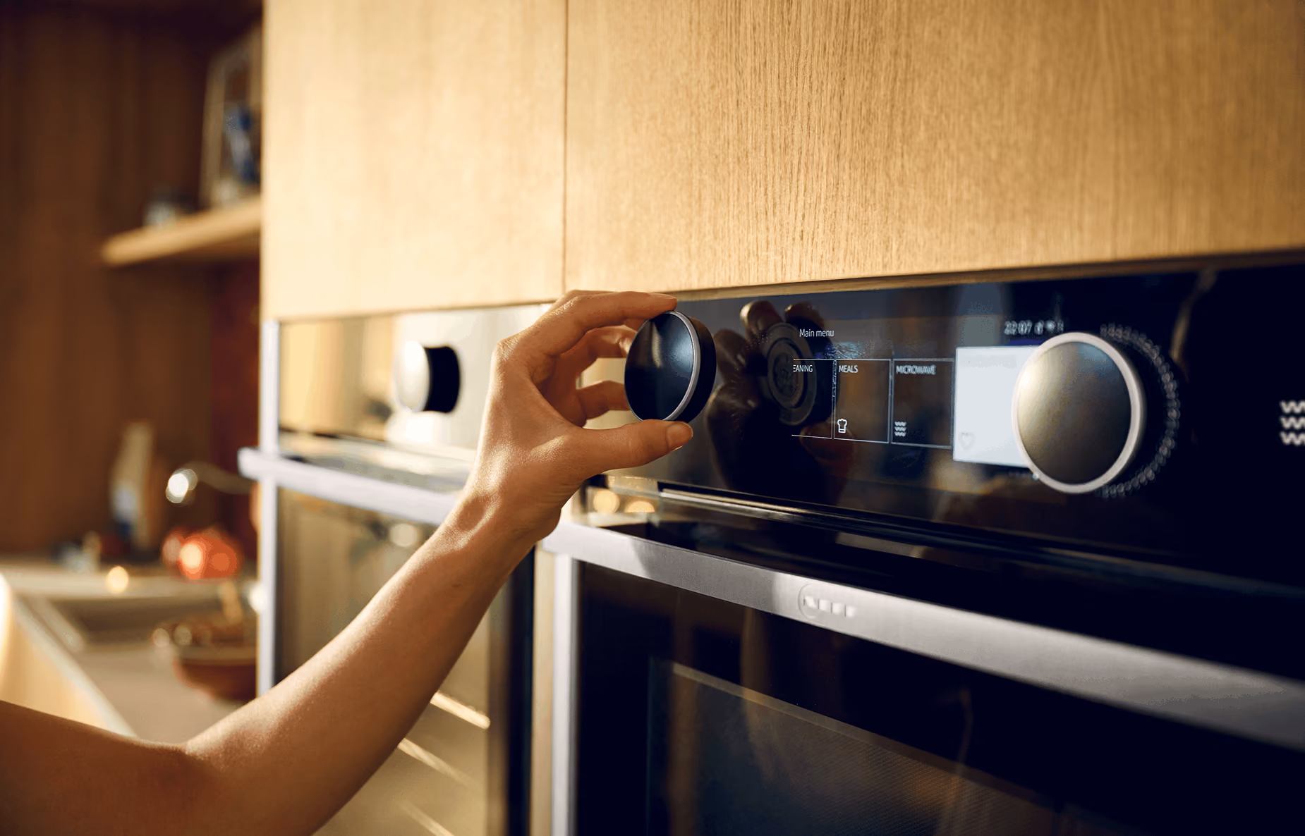 NEFF Flex Control cooktop with TFT Touch Control and Twist Pad Flex dial