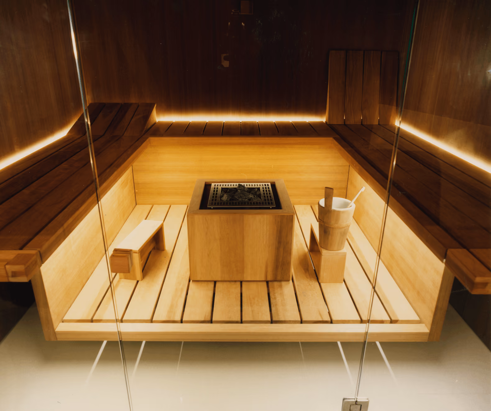 Effe sauna cabin using dry heat, stocked at LPM Leigh