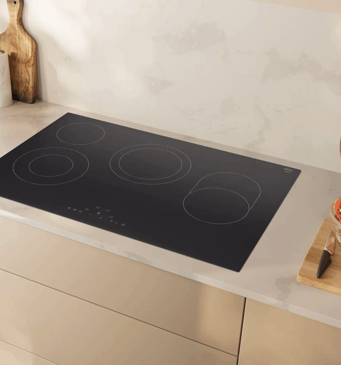 NEFF ceramic cooktop with flush glass surface and touch controls
