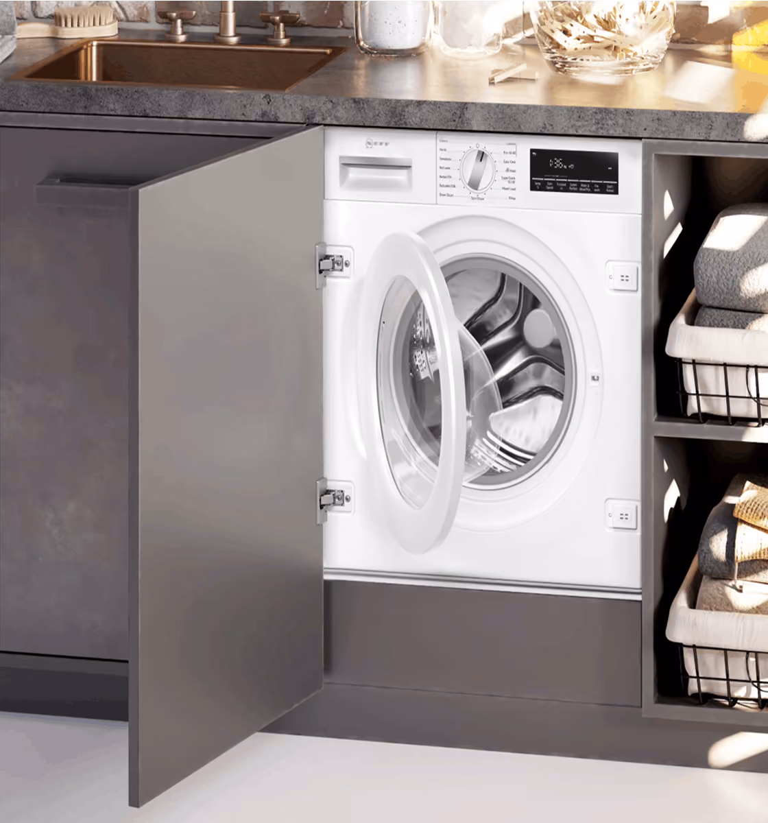 NEFF washing machine from the home laundry appliance range