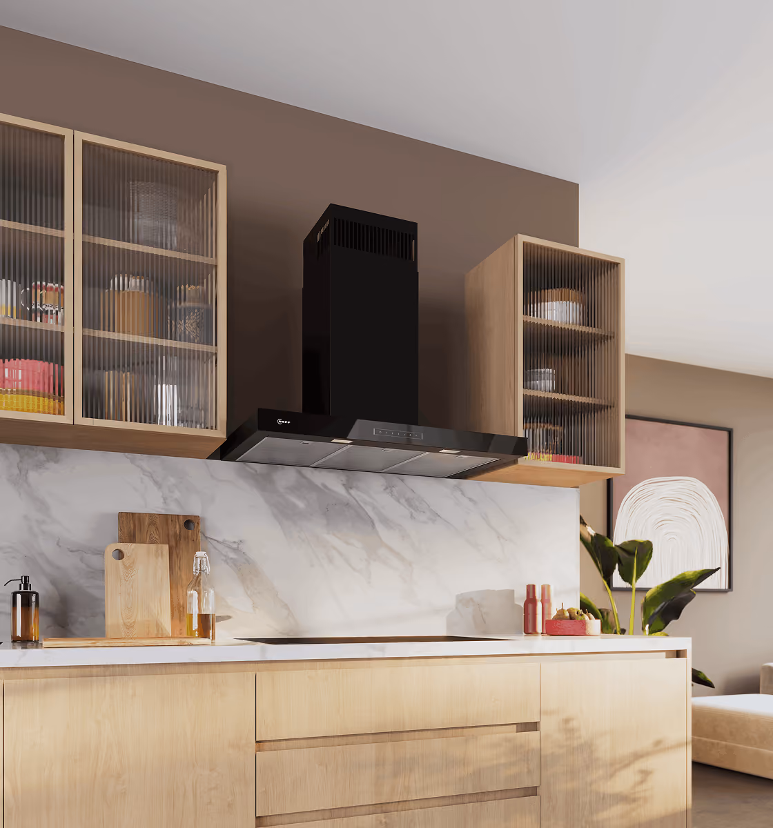 NEFF cooker hood extractor for kitchen ventilation