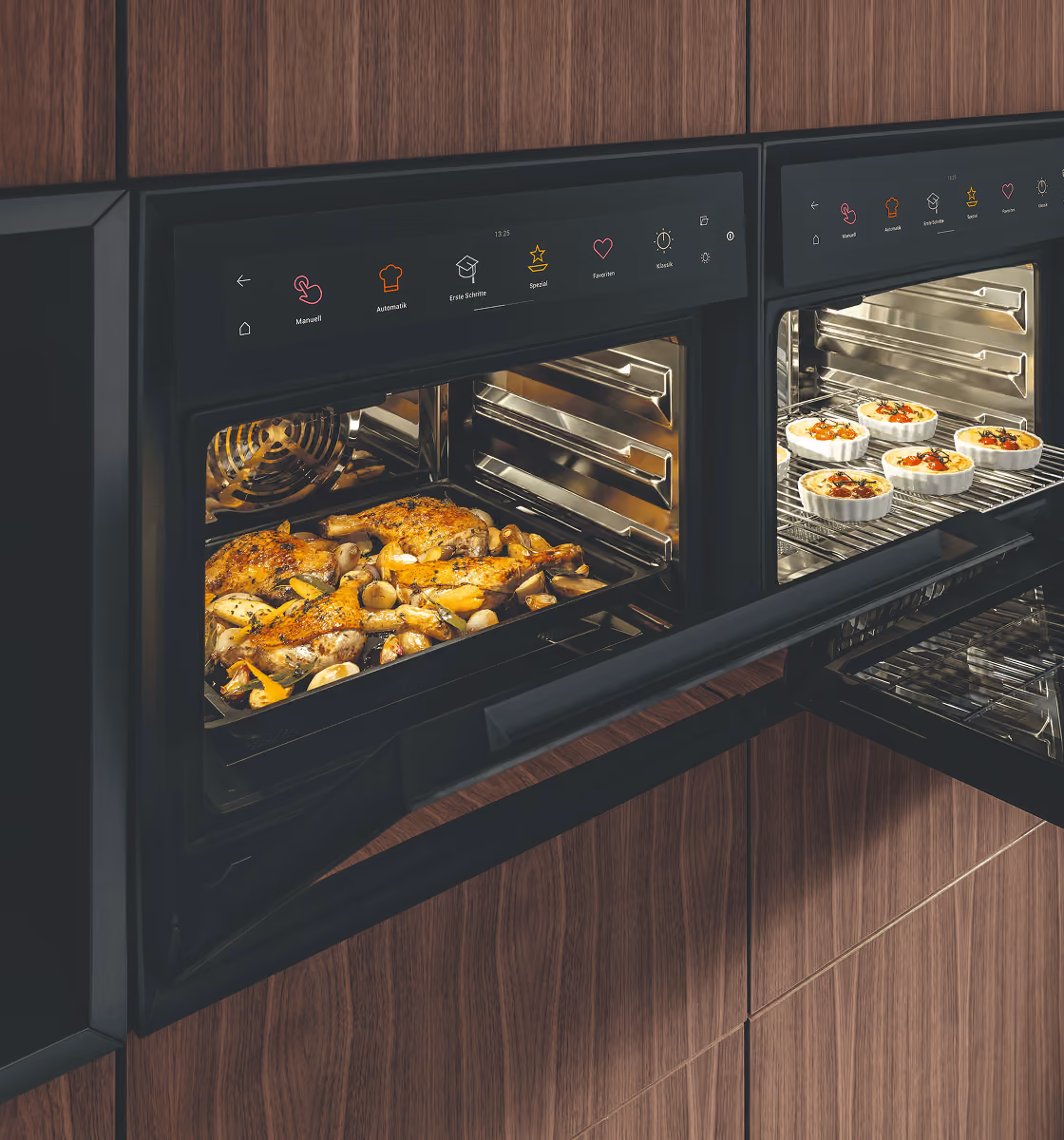 BORA X BO built-in oven with touchscreen and SmartOpen steam extraction