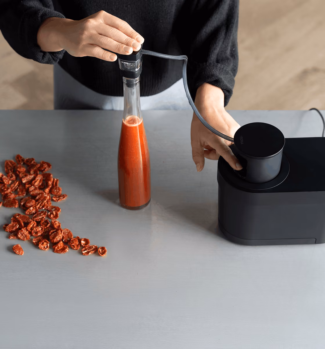 BORA Q-Vac vacuum sealing drawer for food storage and sous vide