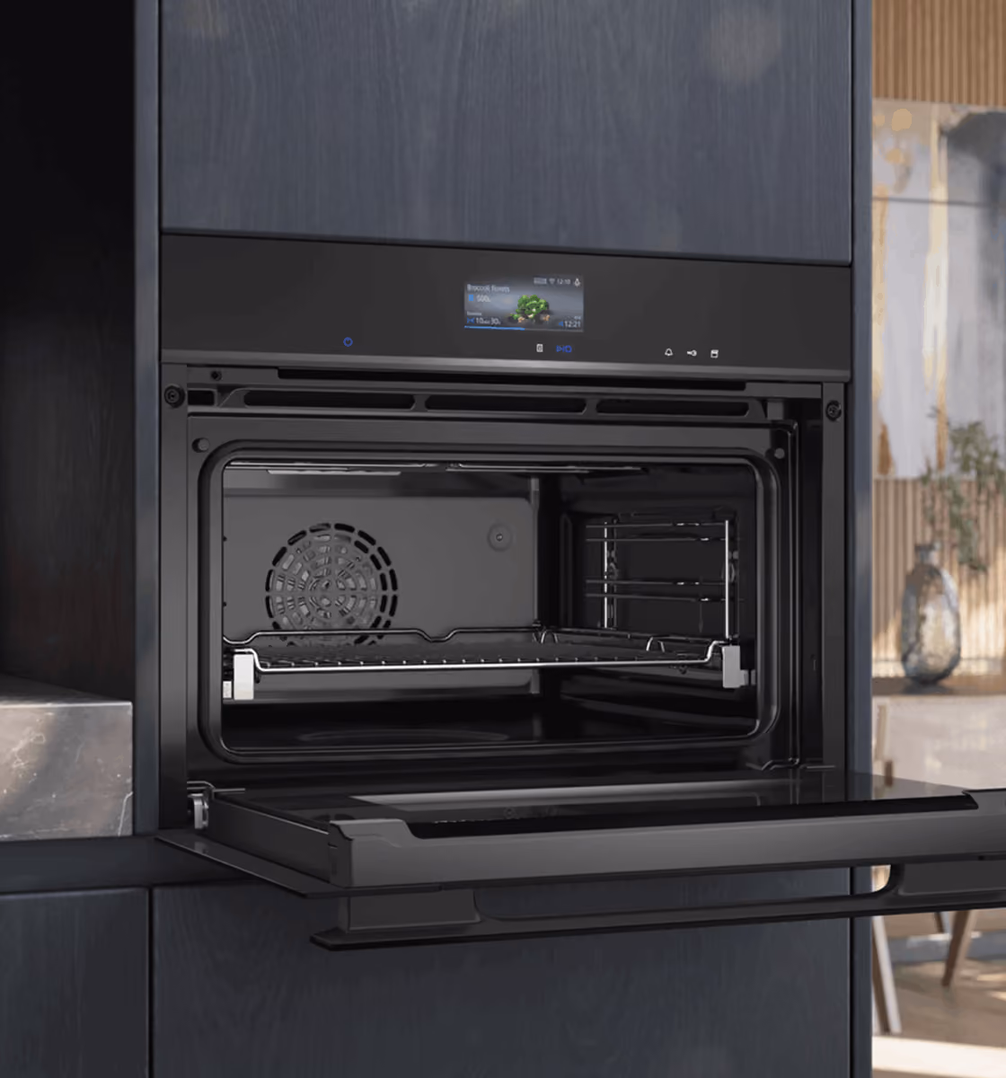 Siemens steam oven for built-in kitchen installation