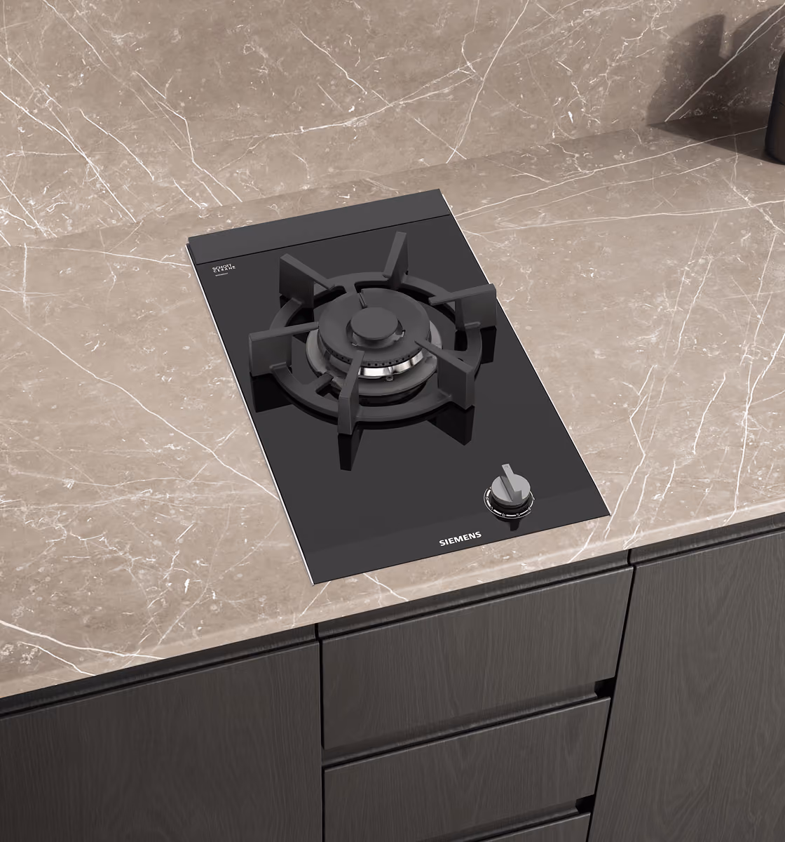 Siemens domino cooktop module for flexible kitchen hob configurations