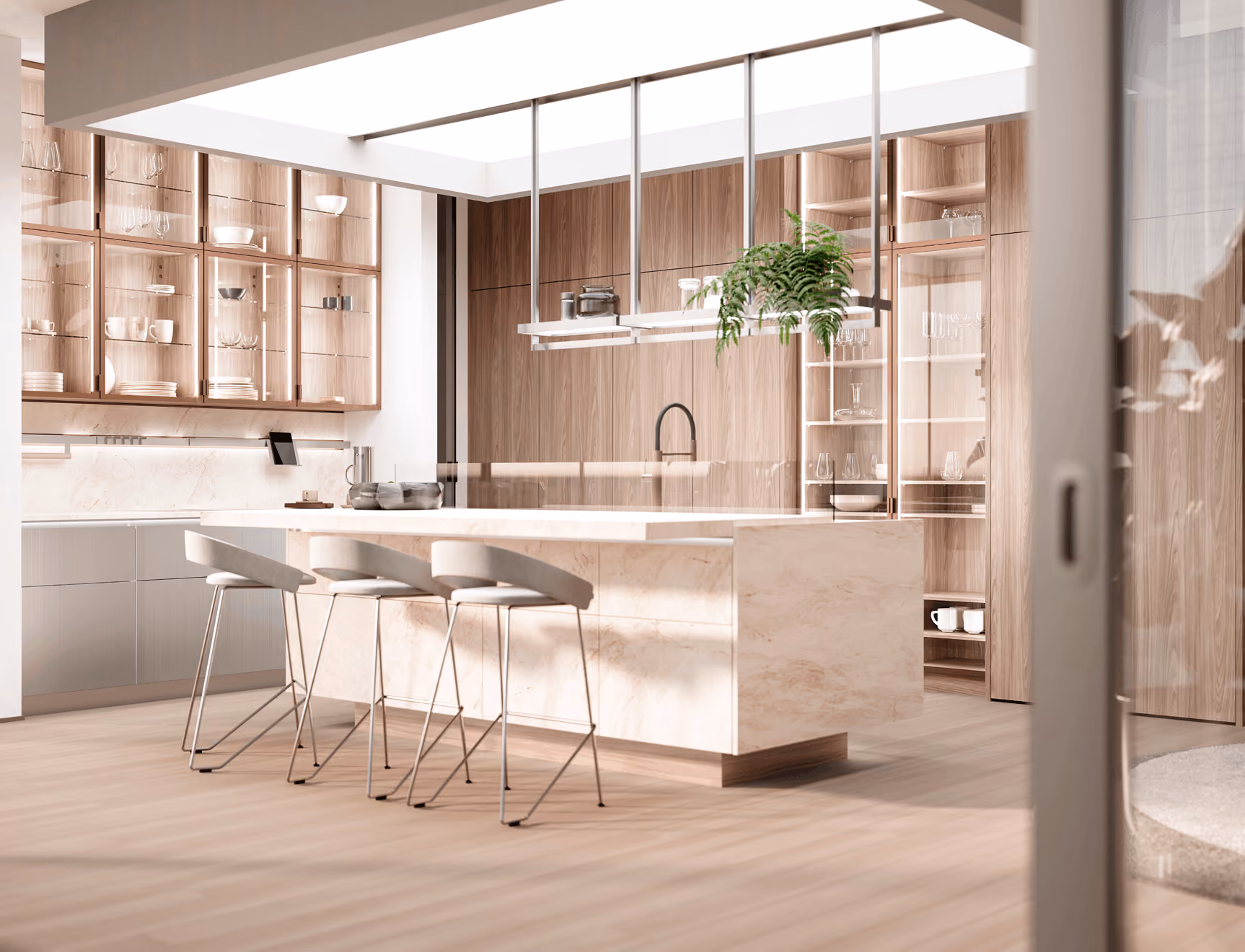 Leicht TAJ MAHAL kitchen range at LPM Leigh