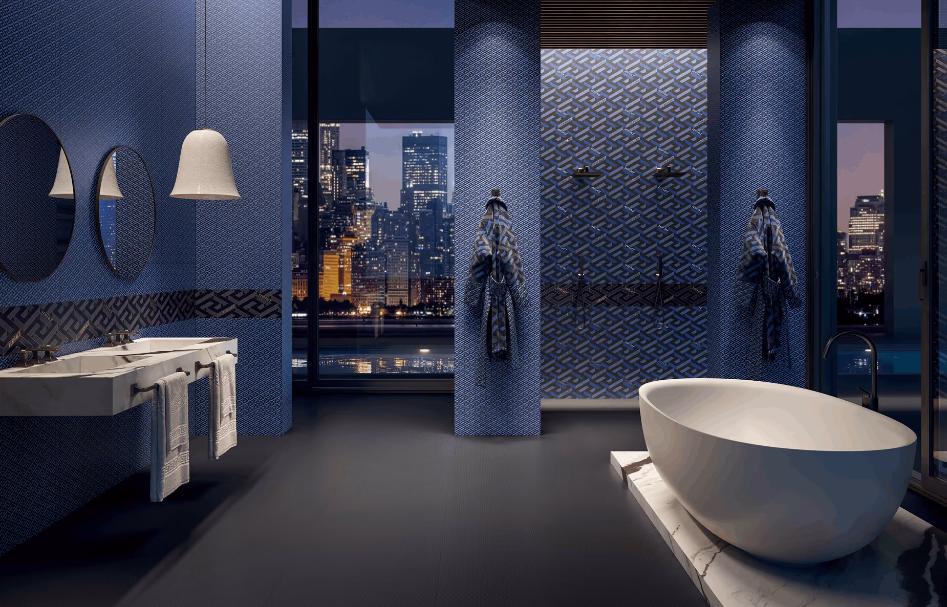 Versace Ceramics exclusive collection blending fashion heritage with Italian surfaces