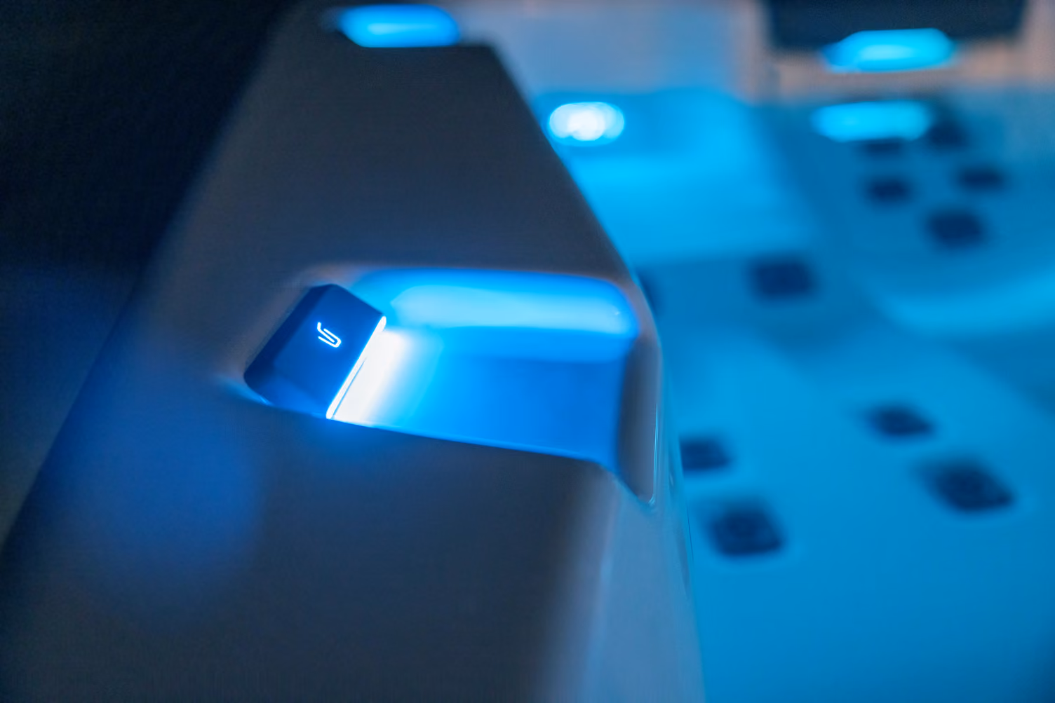 Bullfrog ambient and headrest spa lighting