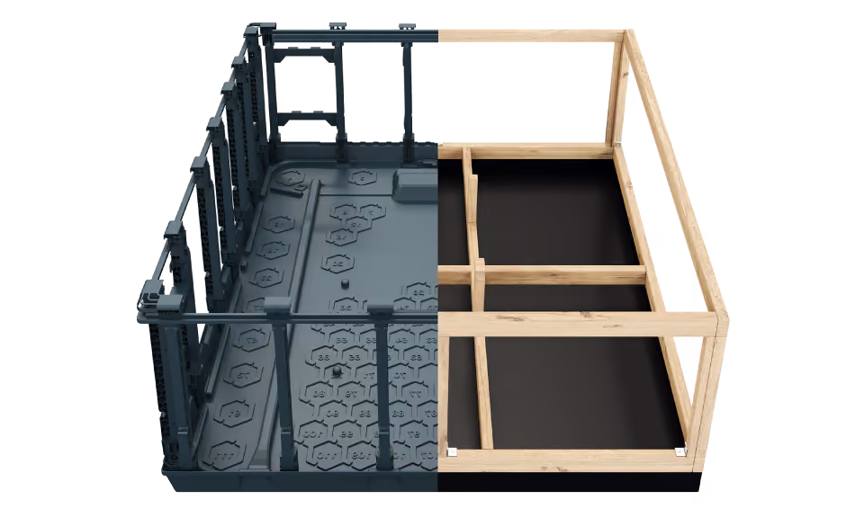 Bullfrog EnduraFrame spa support structure