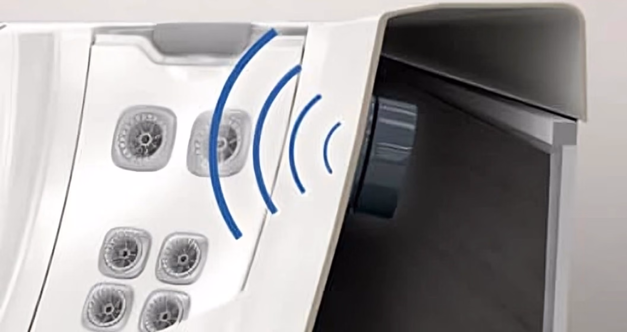 Bullfrog spa transducer speaker system