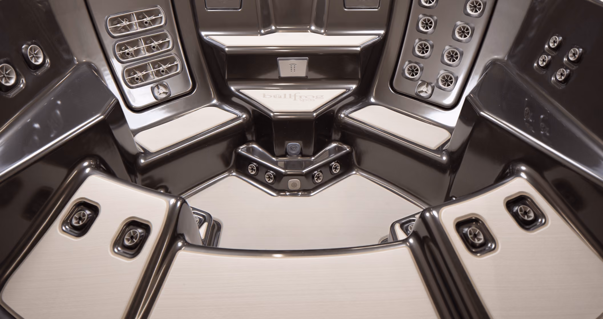 Bullfrog SwimDek spa surface feature
