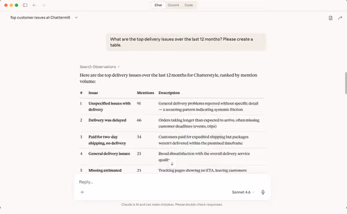 Chattermill Screenshot