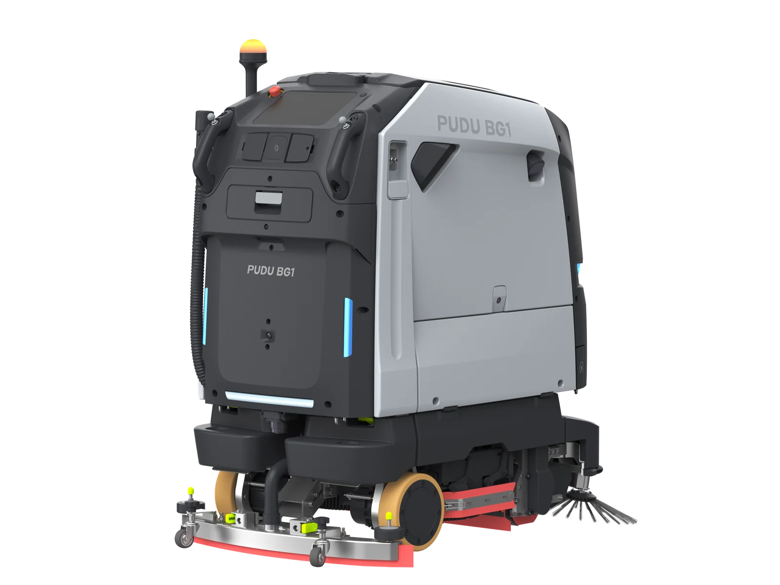 PUDU BG1, mașină industrială autonomă de măturat și frecat