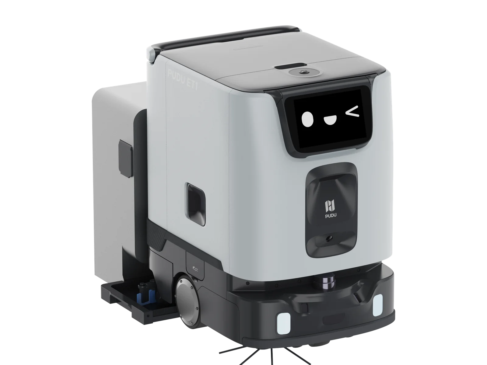 PUDU ET1, robot compact de curățenie 4 în 1, randare oficială PUDU, altă vedere