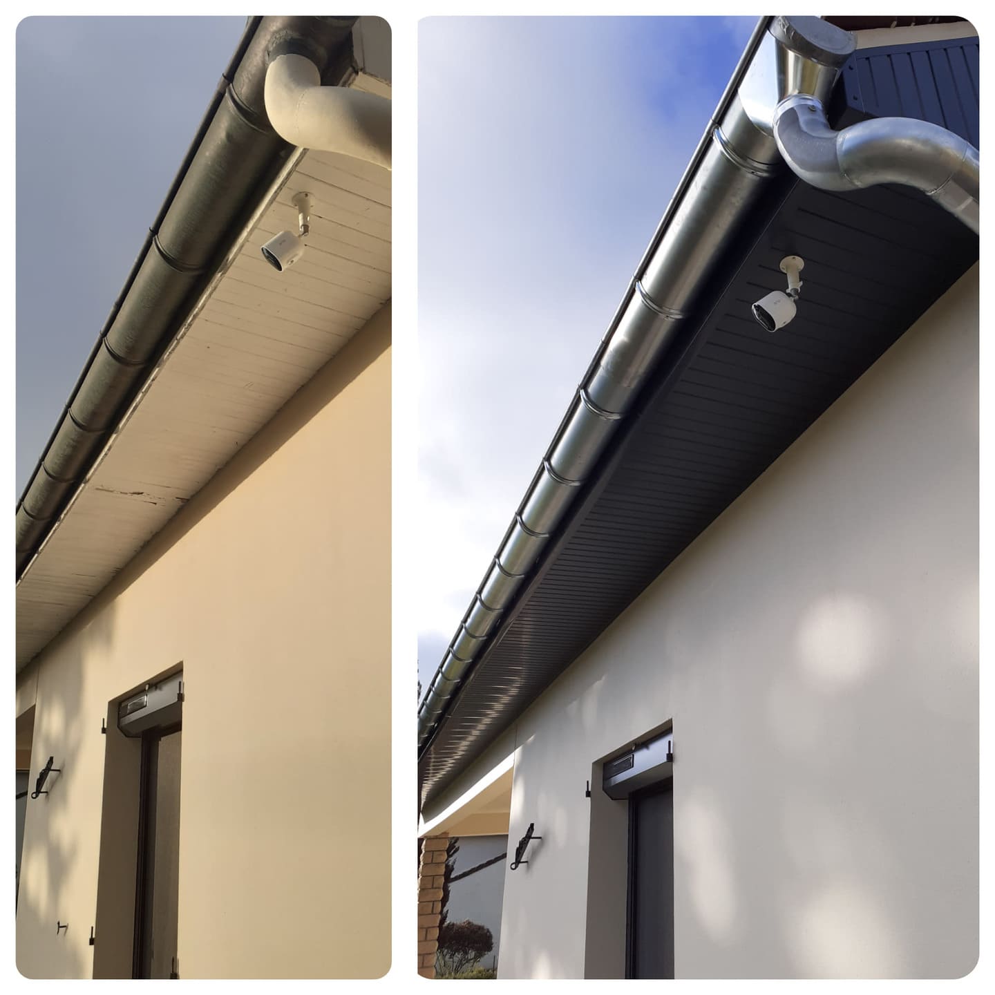 Habillage sous face de toit PVC gris 7016 Simandre 71 