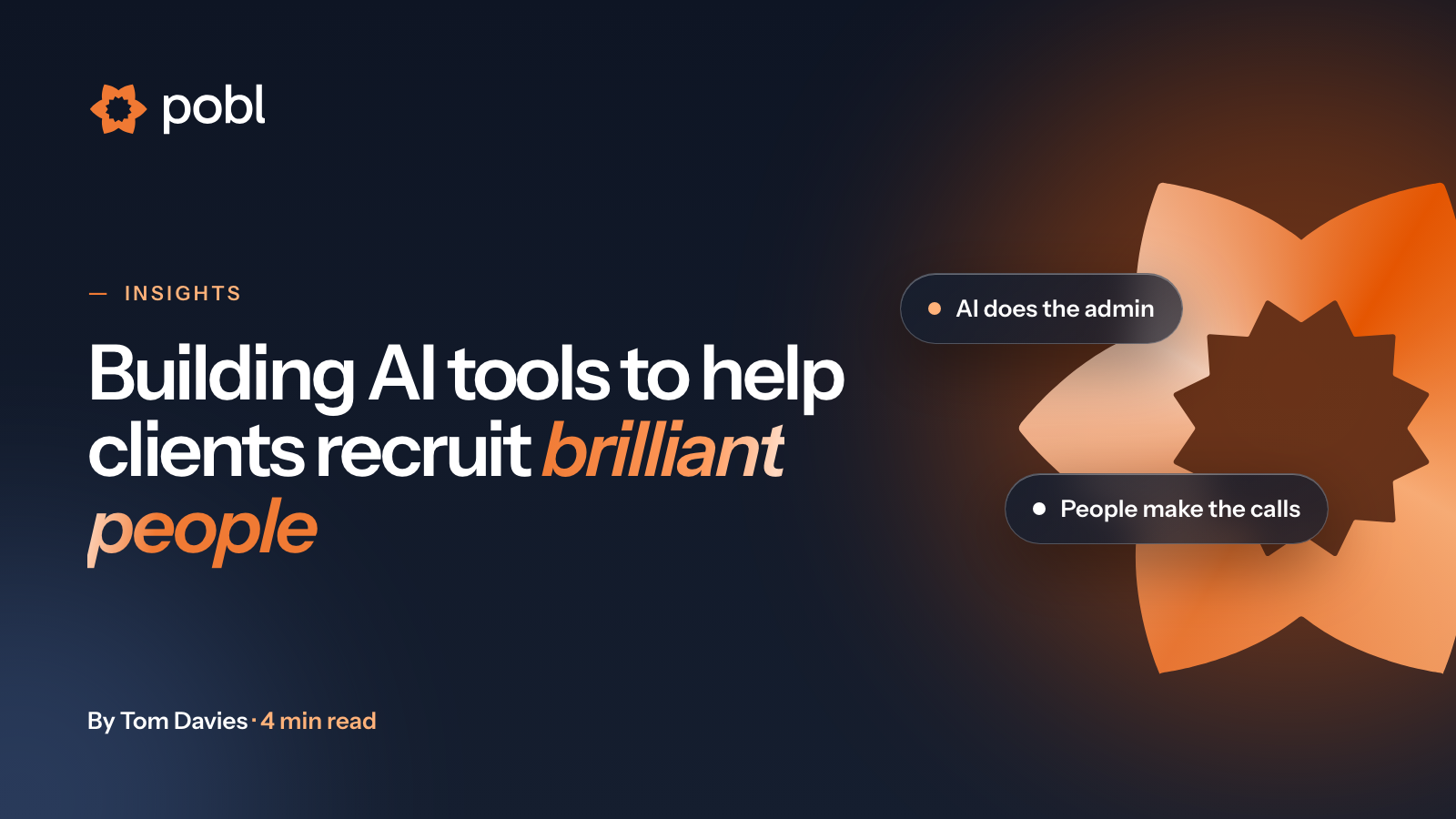Building AI tools to help clients recruit brilliant people