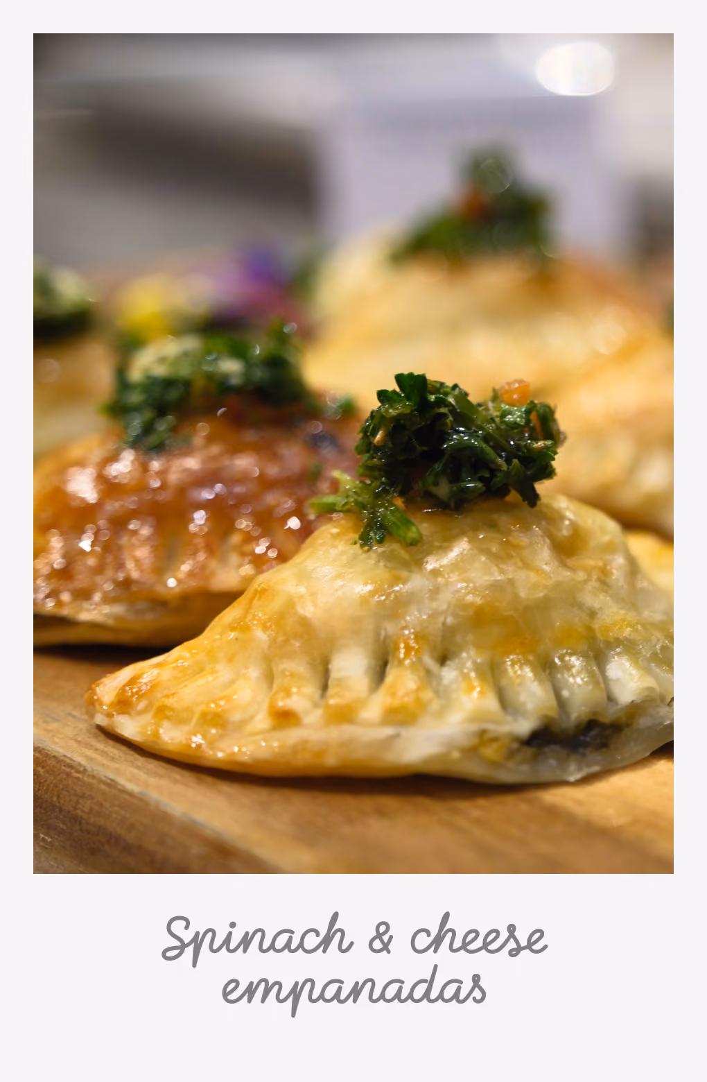 Spinach & cheese empanadas