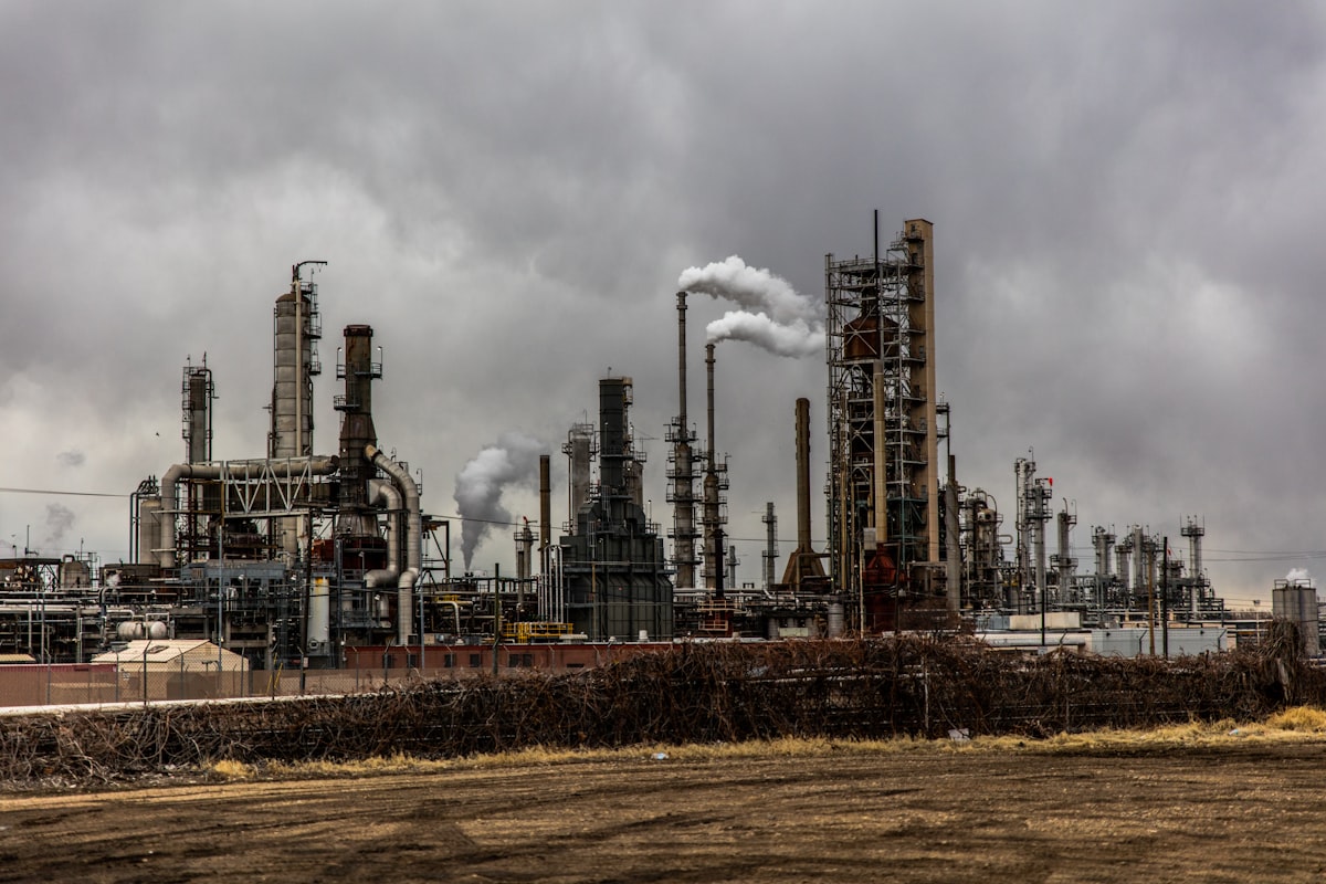 Full industrial plant interior