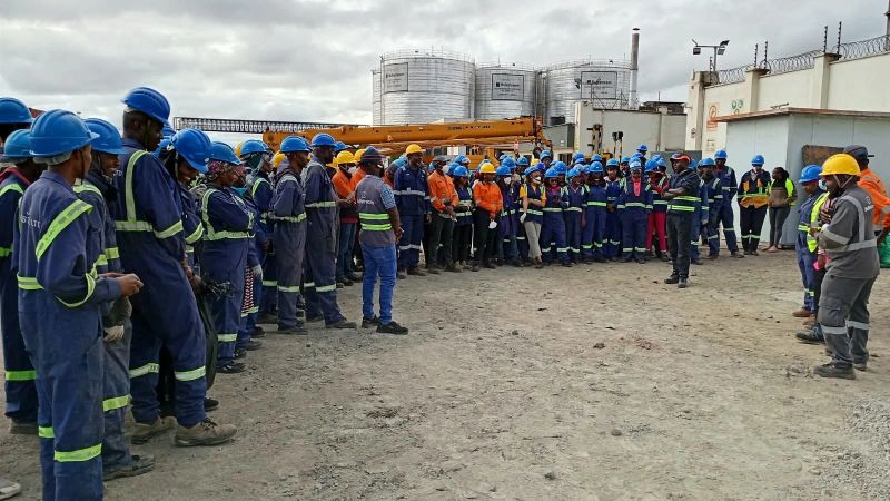 Bulkstream Nairobi team gathered on site for the Mazingira Day 2026 clean-up