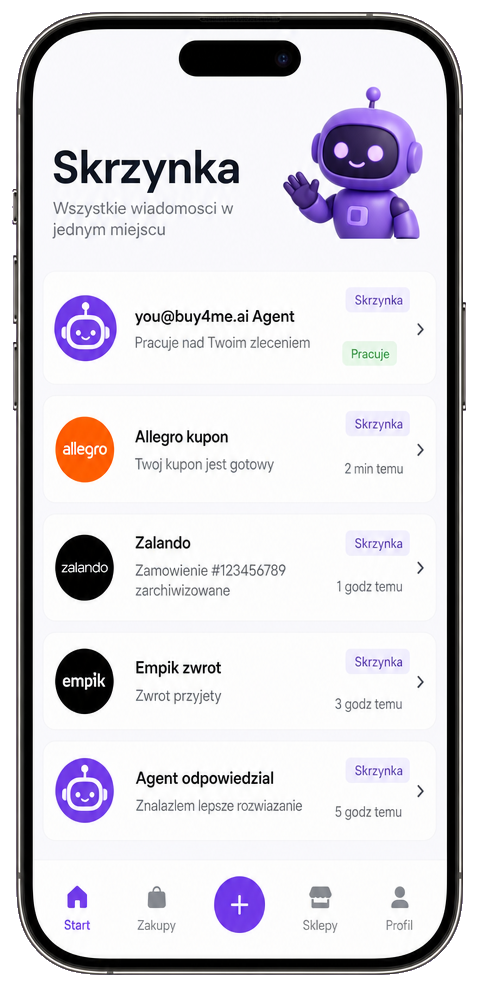 Buy4Me — skrzynka @buy4me.ai