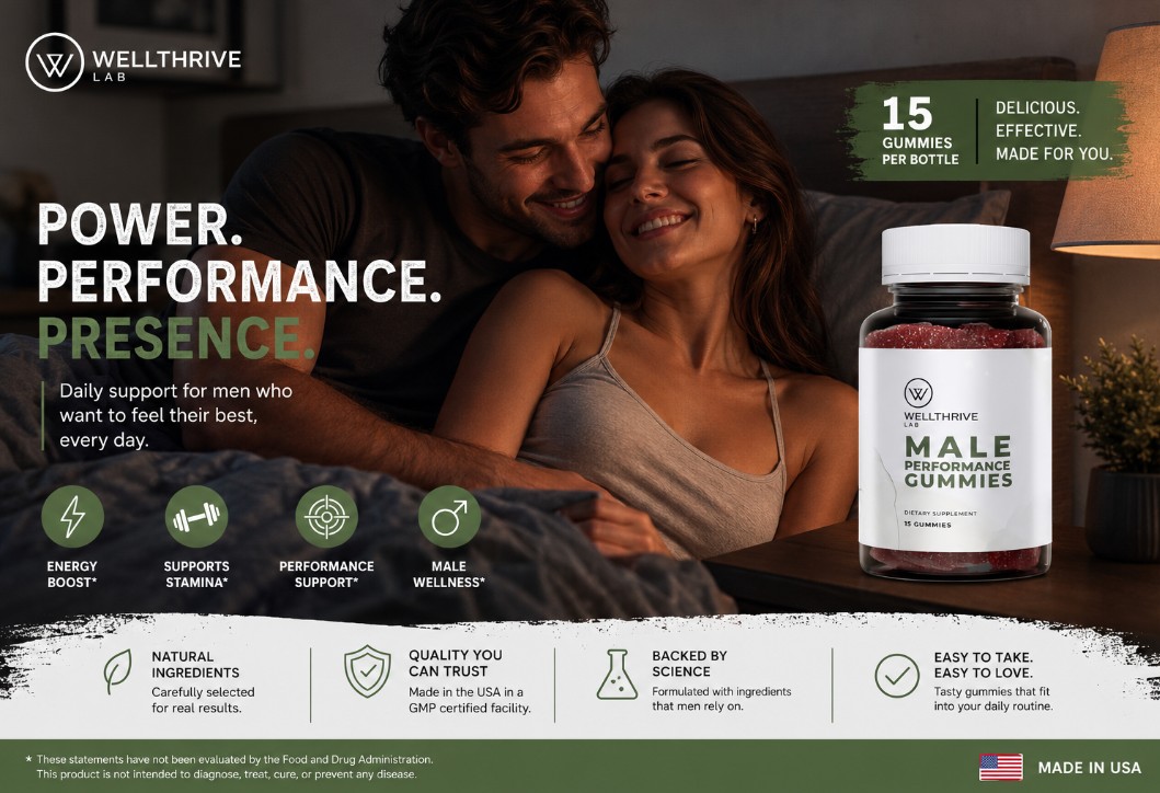 Wellthrive Male Performance Gummies 
