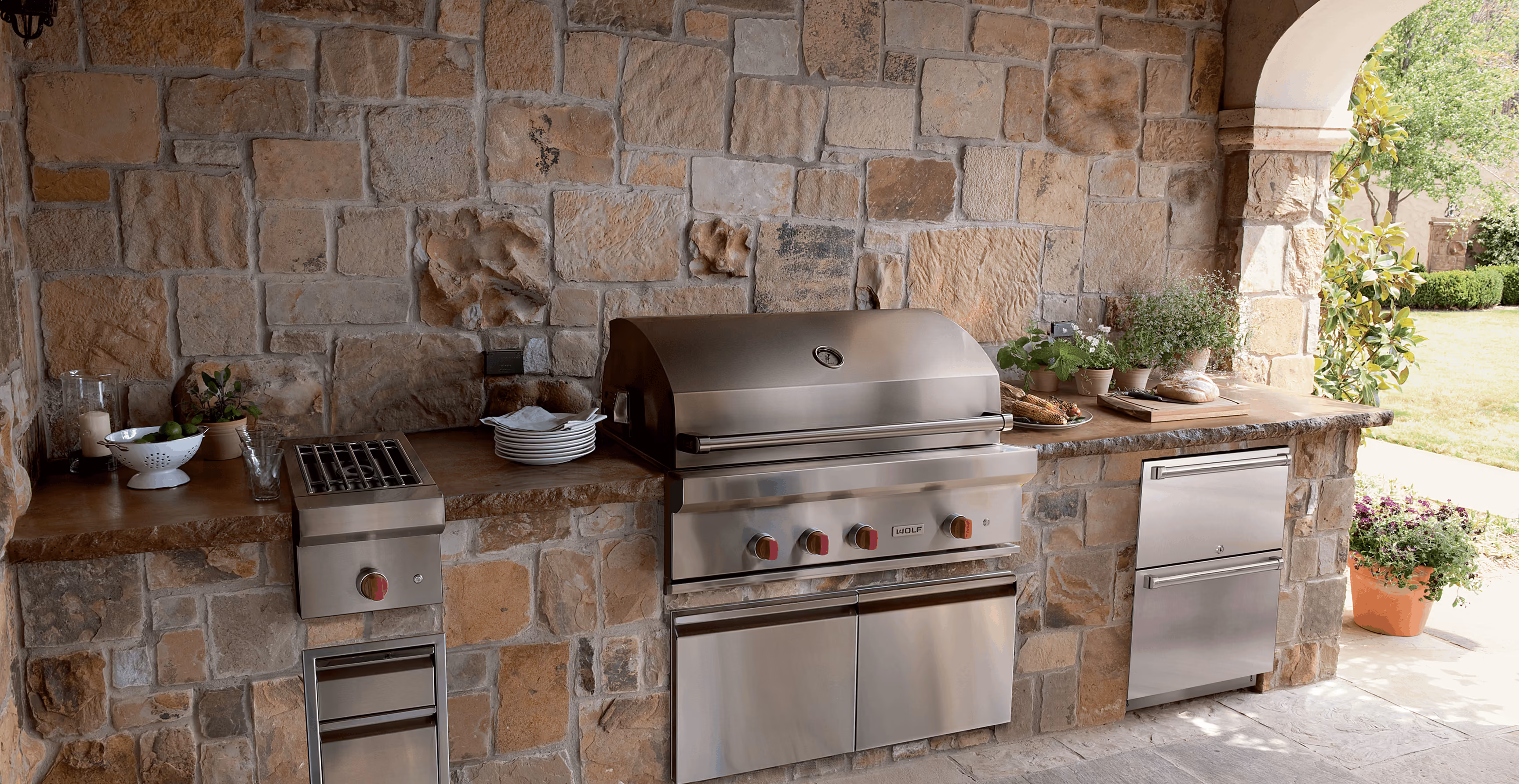 Luxury kitchen showroom display at LPM