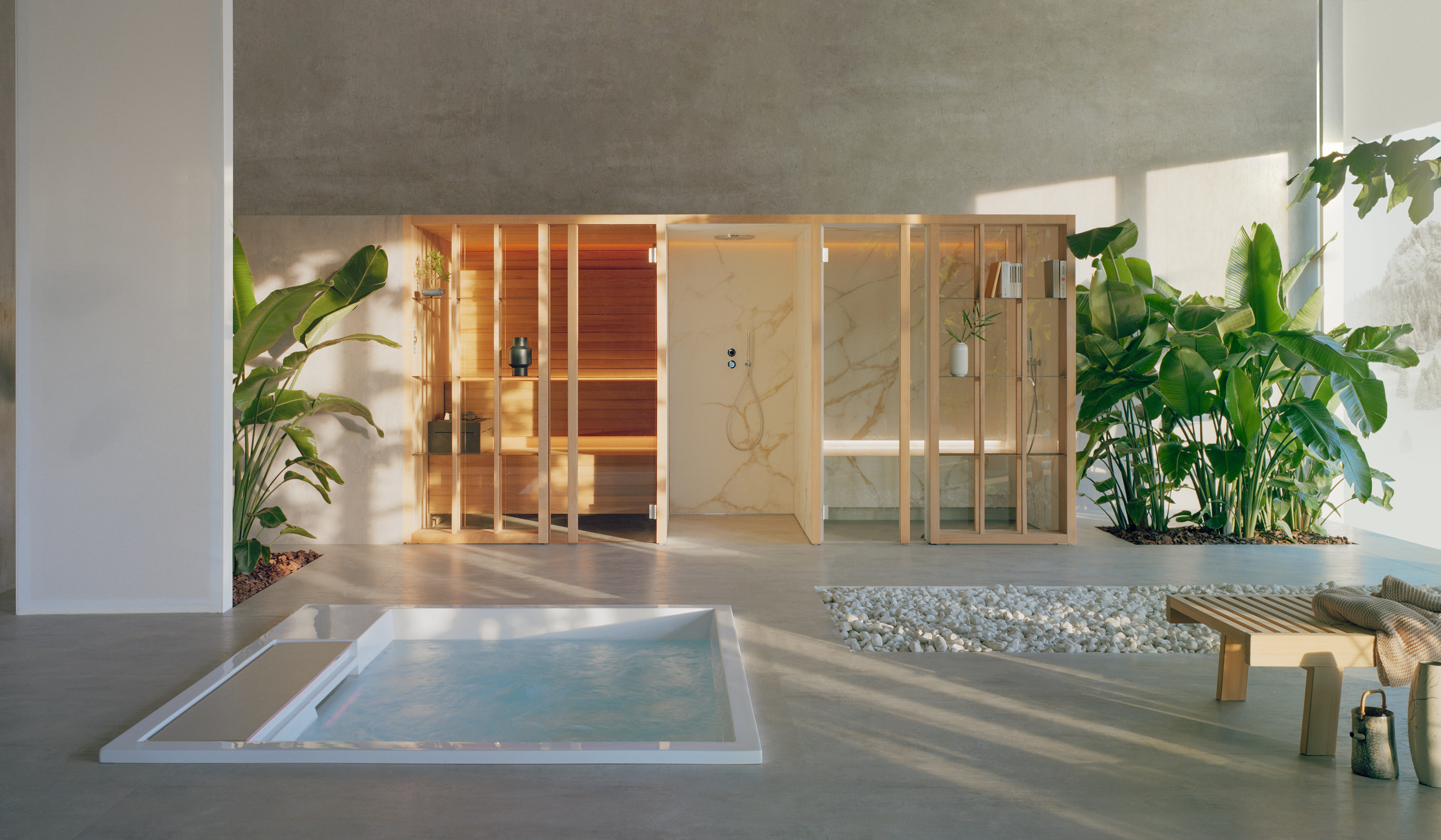 Effe Yoku home sauna and hammam wellness interior