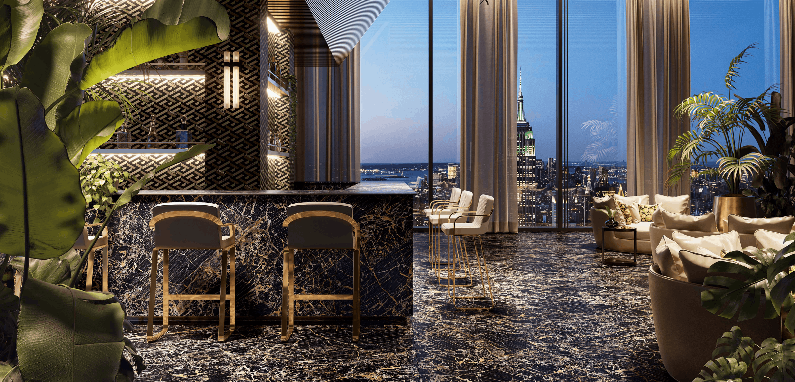 Versace Ceramics Maximvs 12 luxury marble-effect surfaces