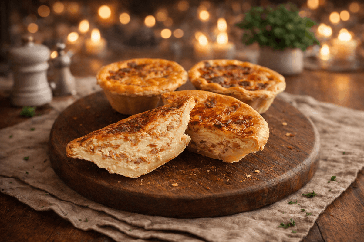 Individual quiche Lorraine