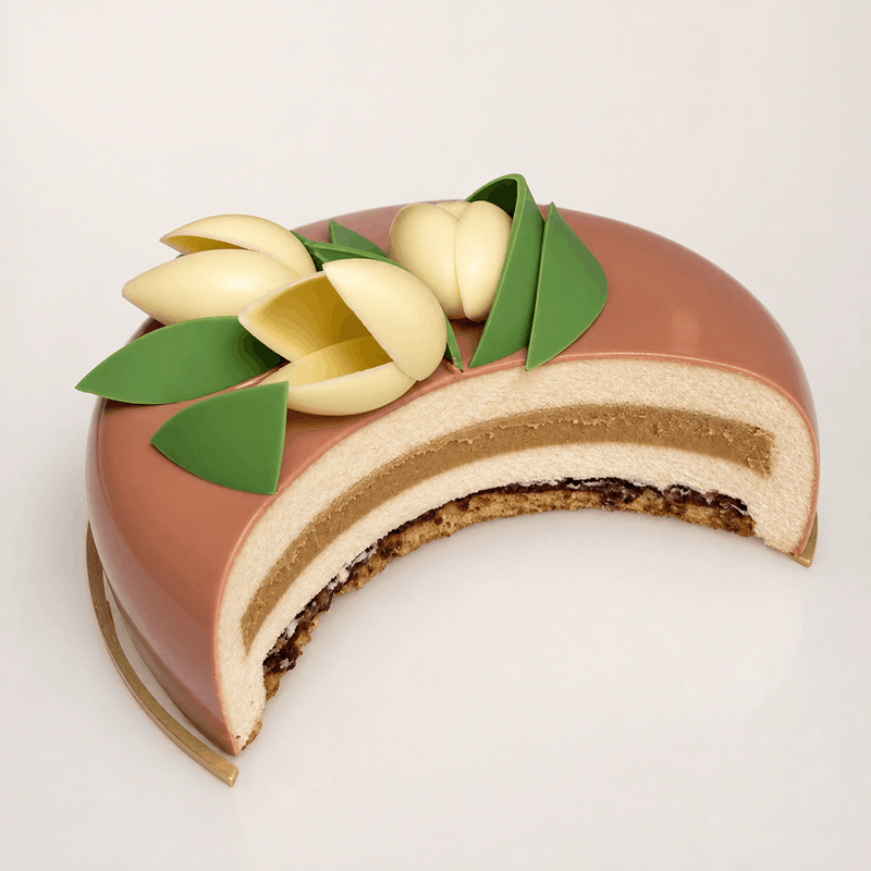 Tulipe Blanche mousse cake