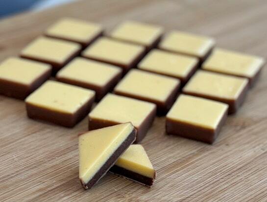 Passion fruit and vanilla bonbons