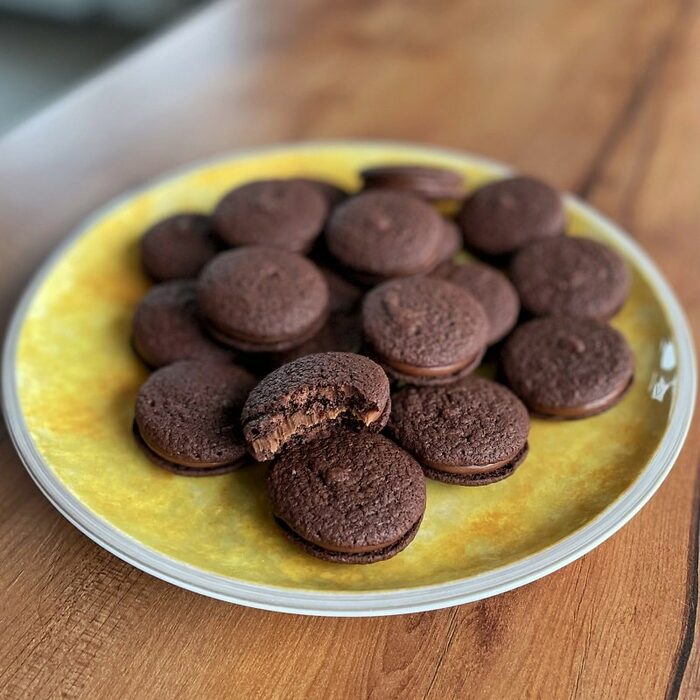 Chocolate coffee cookies from the Chocoholic course