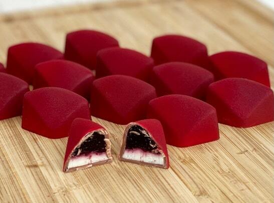 Blackberry & Gorgonzola Bonbons
