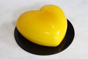 Mango passion fruit glaze