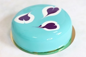Hearts on glaze