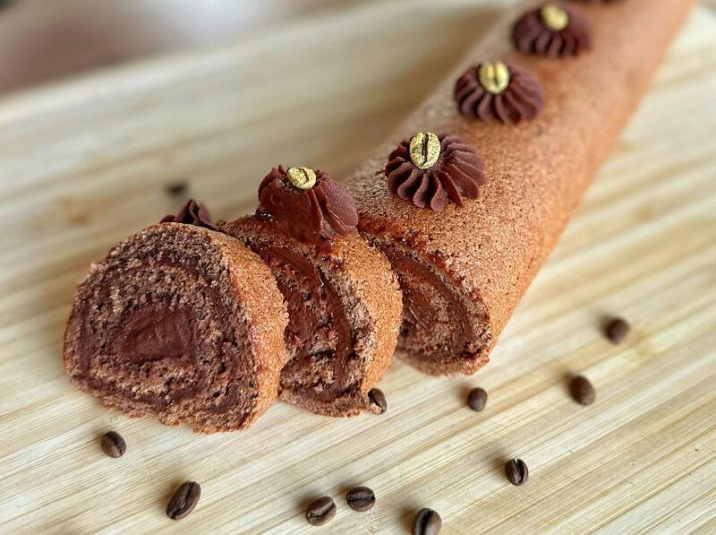 Coffee chocolate roll