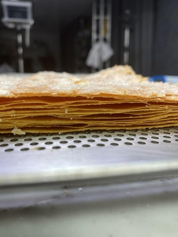 Yeasted and non-yeasted puff pastry made from scratch