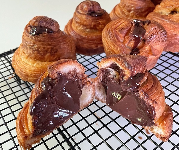 Chocolate-hazelnut Danish