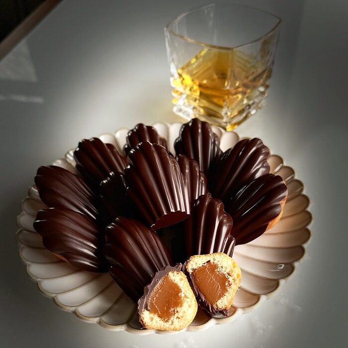 Adult Madeleines: Rum & Salted Caramel
