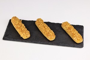 Delicate-Crunch Raspberry Chocolate eclair