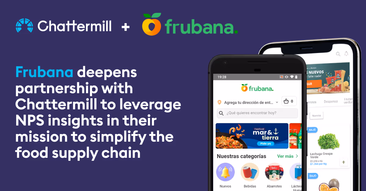 Frubana & Chattermill Deepen Partnership to Leverage NPS Insights