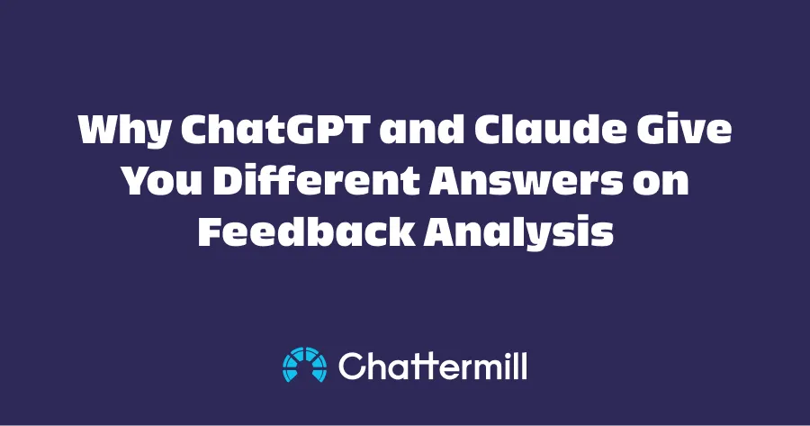 Why ChatGPT and Claude Give You Different Answers on Feedback Analysis